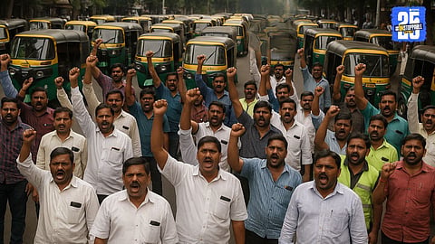 Rickshaw Protest