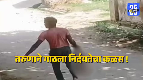 A viral screenshot from Rampur showing the father carrying his 8-month-old baby upside down in a disturbing attempt to threaten his wife over dowry demands.