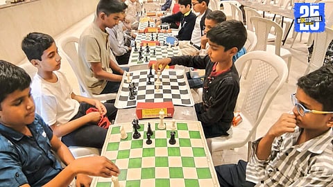 U-14 champions Jay, Mayuresh, and Naitik lead the leaderboard in Round 3 of the Jagnnath Shinde Champion Cup.