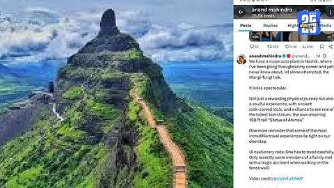 Anand Mahindra Mangi Tungi trek