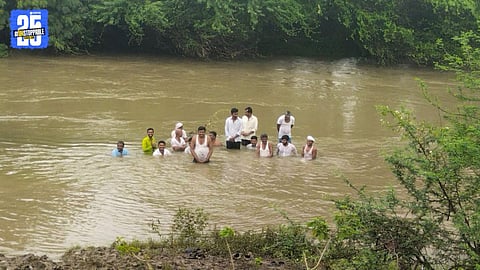 agitation in water