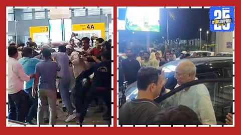 Congress workers clash at Patna Airport in the presence of senior Delhi leaders, causing major chaos and embarrassment for the party.