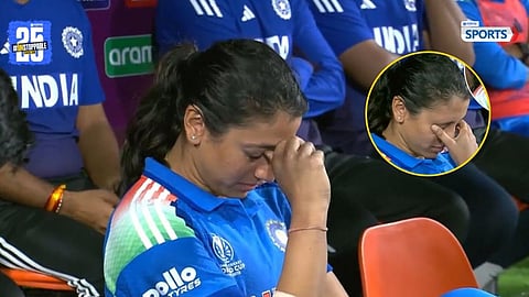 Smriti Mandhana’s tears after the loss to England