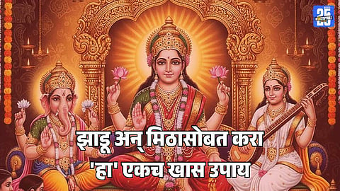 Laxmi Pujan 2025 : वर्षभर घरात पैसा खेळत राहायला हवा ना? मग लक्ष्मीपूजनात झाडू अन् मिठासोबत करा 'हा' एकच खास उपाय