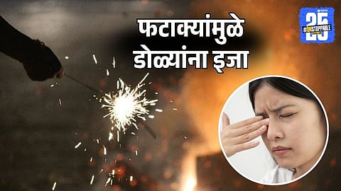 College Student Gets Eye Injury Due to Firecrackers |Impact on Eyesight