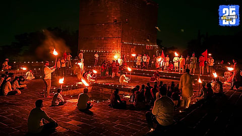 A Spectacular Deepotsav in Honor of Shivaji Maharaj.