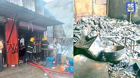 scrap shop fire