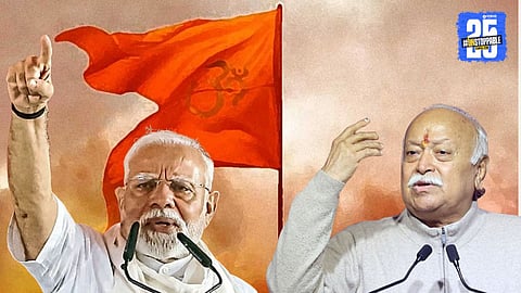 Saffron Flag on Ram Mandir on Nov 25