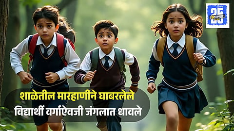 Palghar School Students Flee Into Forest