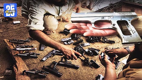 Pune Police raid Umrati village homemade pistol factory