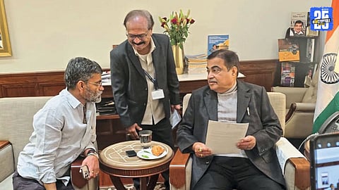 Chennai Road Land Issue Raised with Union Minister Nitin Gadkari