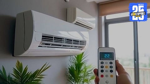 20-Year-Old LG AC Contains Pure Gold Logo