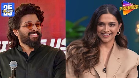  Allu Arjun  and deepika