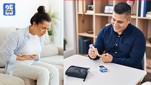woman Menstruation Vomiting and diabetes