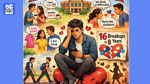 16 breakups in 8 years