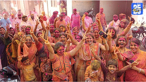 BJP Party celebration in bhosari