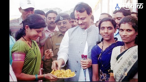 Ajit Pawar and Nirmala Bidkar