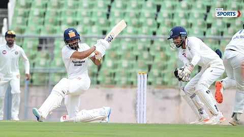 Maharashtra suffered a shocking batting collapse while chasing 267 against Madhya Pradesh