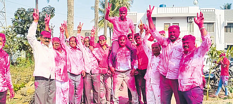कोपर्डे हवेली :  गटात व गणात तीनही प्रमुख पक्षांना विजयाचा गुलाल