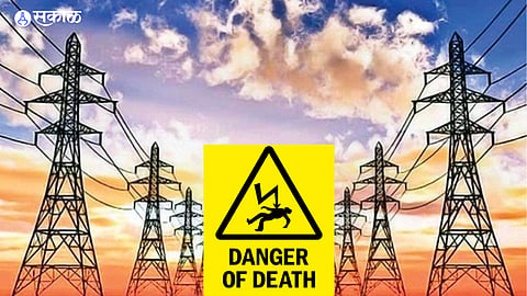 damaged electric line