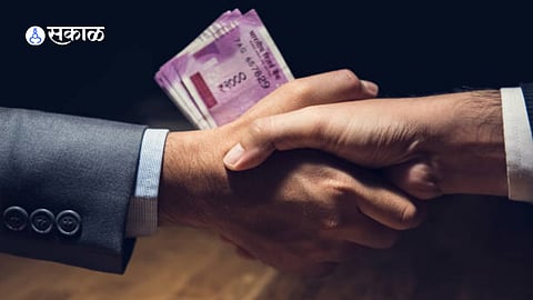 government employee accepting bribe.