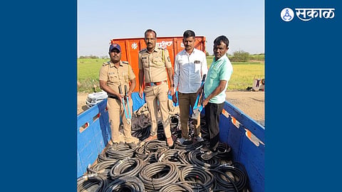 Windmill copper cable theft case in Washi 