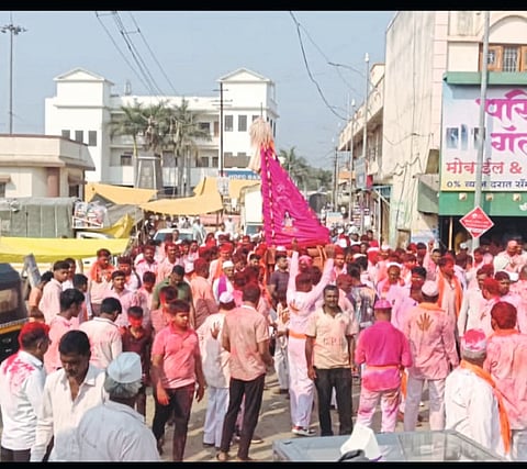 न्हावऱ्यात श्री मल्लिकार्जुन कावड सोहळा