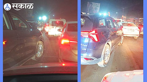 Kunjirwadi and Theur Phata traffic