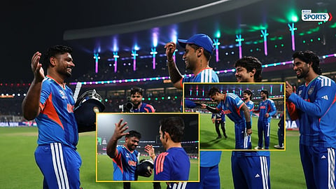 Vande Mataram celebration IND vs WI viral video
