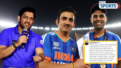 MS Dhoni Post | India vs New Zealand | T20 World Cup 2026