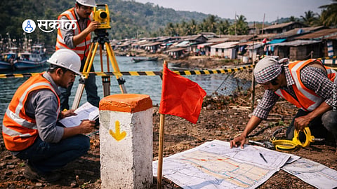 Officials conducting a joint survey