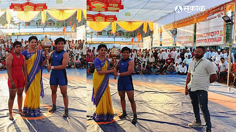 Sonali Mandlik Wins Wrestling Title