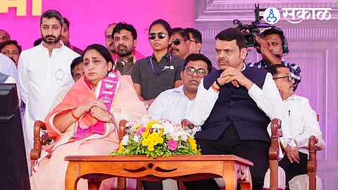 DCM Sunetra Pawar and Cm Devendra Fadnavis
