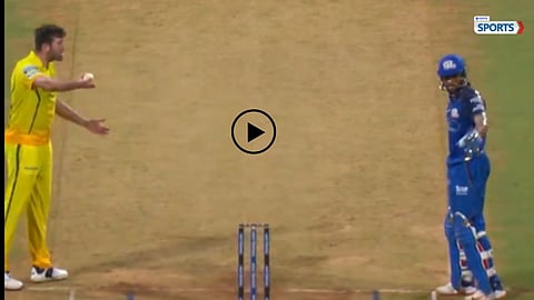 What happened between Tilak Varma and Overton Wankhede? 