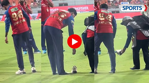 Shreyas Iyer Borrows Cameraman's Shoes | IPL 2026