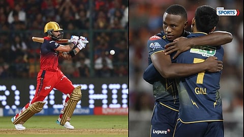 Virat Kohli five consecutive fours IPL 2026 Rabada over