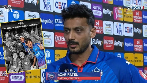 Axar Patel pays tribute to fans after Delhi Capitals’ emotional win in IPL 2026.