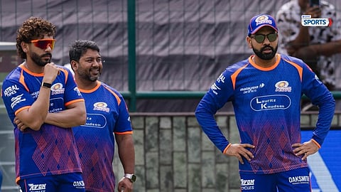 Rohit Sharma acknowledges MI physio Amitt Dubey and trainer Pratik Kadam