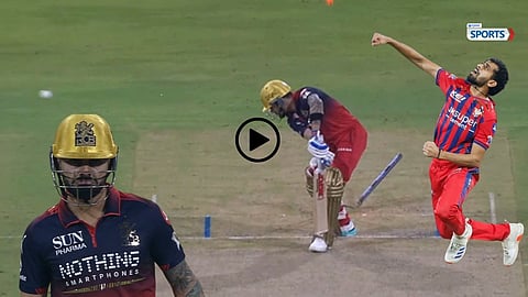  Prince Yadav dismissed Virat Kohli with a ripper