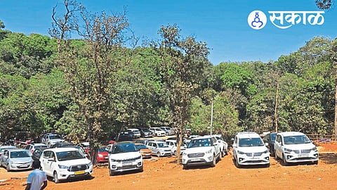Matheran new parking facility Dasturi Naka