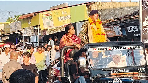 सेवानिवृत्त जवान मिरवणूक