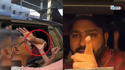 Viral Video of Rohit Sharma’s Rolex Watch ‘Snatching Attempt’ Sparks Buzz