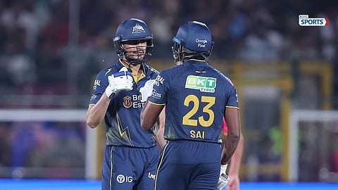 Shubman Gill celebrates another milestone innings with sai sudarshan