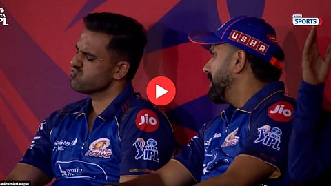 Rohit Sharma angry reaction after Tilak Varma wicket