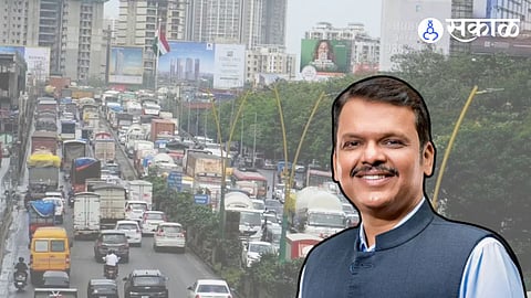 Ghodbunder road construction