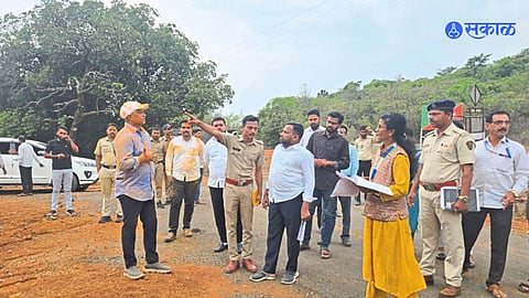 Shaktipeeth Highway chandgad land survay