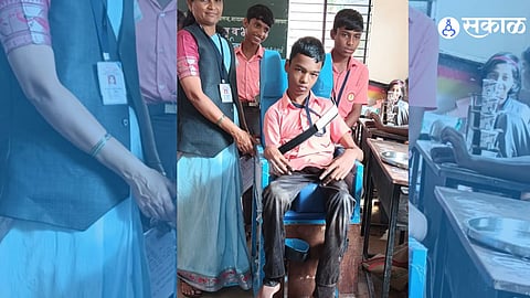 Cannot Speak or Walk, Yet Shivprasad Achieves 66% in SSC and Inspires Many