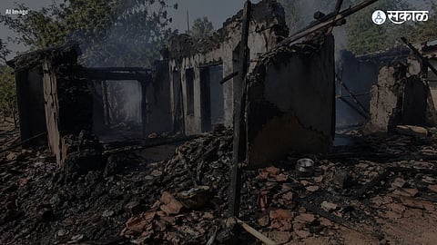 Mobile Charging Blast Destroys House in Sironcha