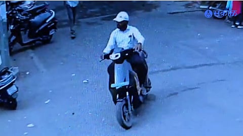 Hadapsar Bomb CCTV footage ola electric bike
