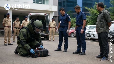 bomb scare in Pune hospital Hadapsar